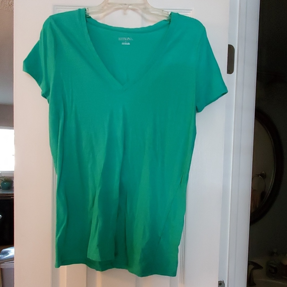 Green cotton shirt
